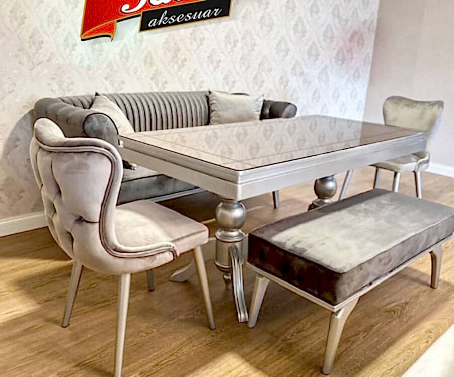 Relax Gümüş Bank Takımı